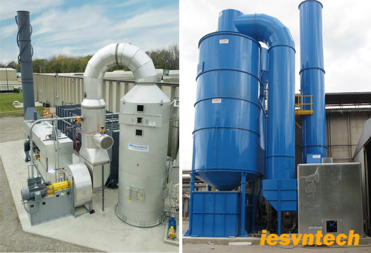 Hệ Thống Xử Lý Khí Thải Ướt: Giải Pháp Tối Ưu Cho Môi Trường Công Nghiệp 1 hệ thống xử lý khí thải ướt (Wet Scrubber) nổi bật nhờ hiệu quả cao, chi phí hợp lý và khả năng xử lý đa dạng chất ô nhiễm