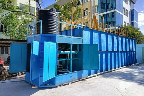 cân bằng tải nước thải khách sạn tại bước kiểm tra thiết bị