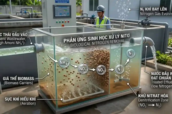 Xử Lý Amoni Trong Nước Thải Sinh Hoạt: 8 Bước Hiệu Quả
