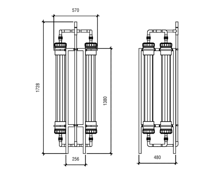 Khung Màng Lọc MBR ML8M - 8m2 - Inox 304 4 Screenshot 2026 10 09 211928